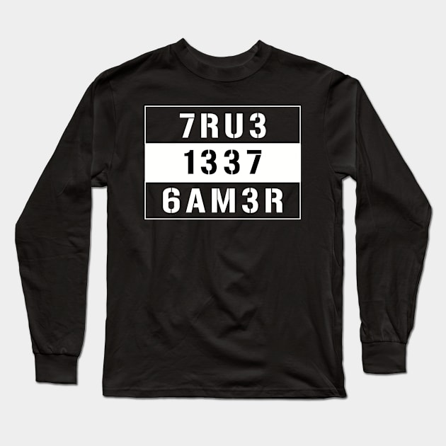 True Elite Gamer design! Long Sleeve T-Shirt by VellArt